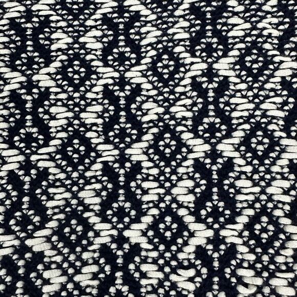 Gap Women’s Jacquard Open Front CardiganSize XS / S Navy & Cream - Picture 8 of 9